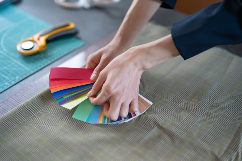 生地、素材、女性、オーダーメイド